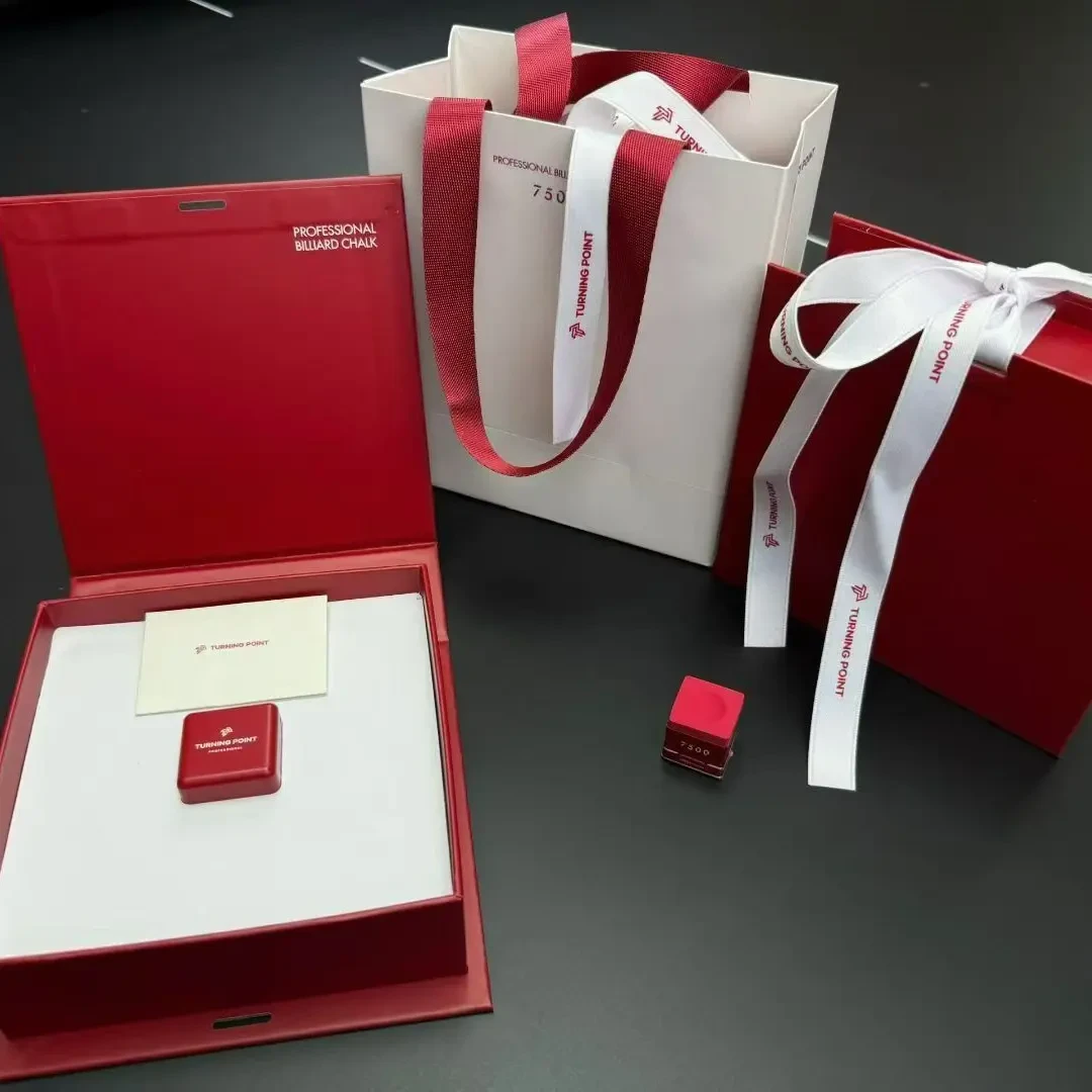 红色出格红巧克粉新品礼盒装适用于职业台球