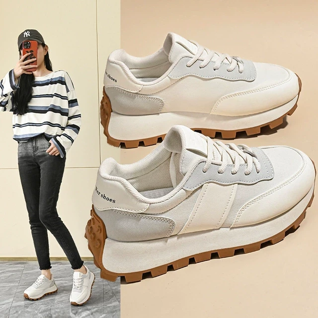 2025秋季新款ins韩版老爹女鞋学生透气跑步运动鞋增高休闲鞋G6808