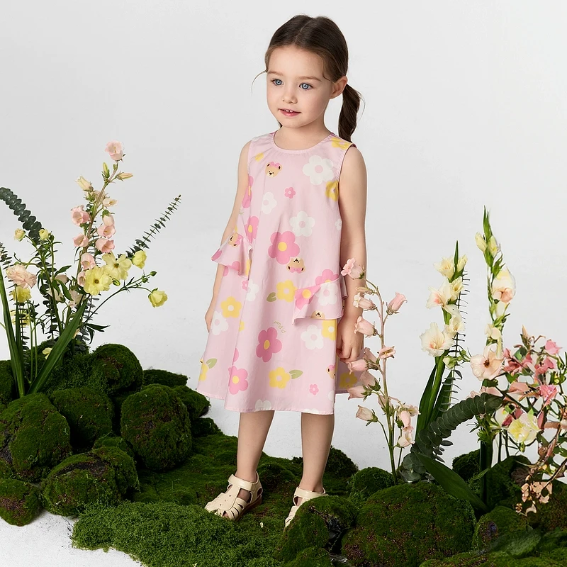 PawinPaw25年春季新款女宝宝可爱风公主裙时尚百搭PCOWF2688E