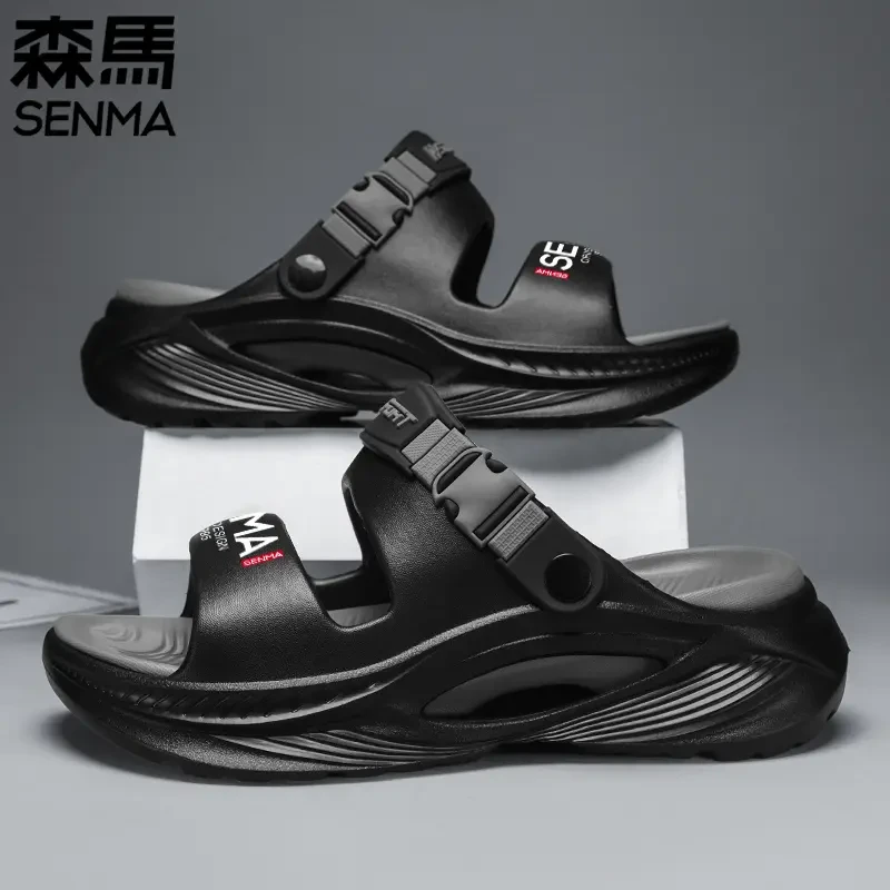 森马夏季凉拖男士新款透气运动拖鞋休闲户外厚底防滑专用沙滩凉鞋