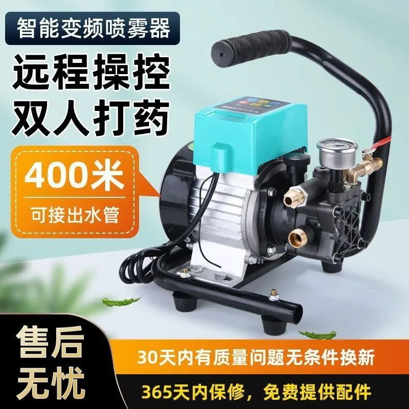 农用新型三缸打药机电动48V60V72V220伏高压便携式果树动力喷雾机