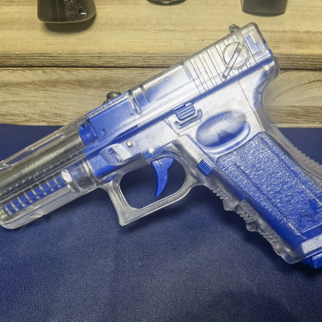 抛壳夜光柯尔特透明格洛克软弹枪可发射男孩玩具枪