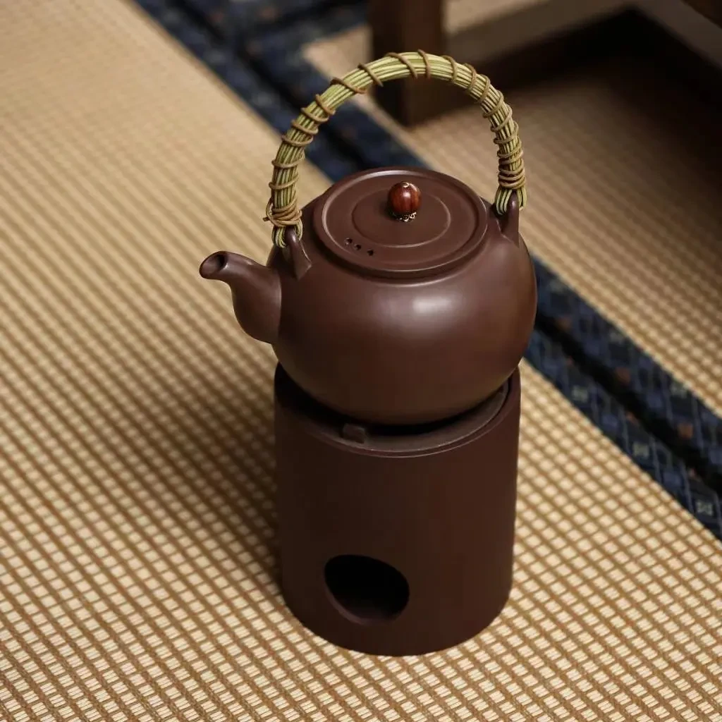 紫砂烧水壶 提粱壶 炭炉煮茶 1000ml左右