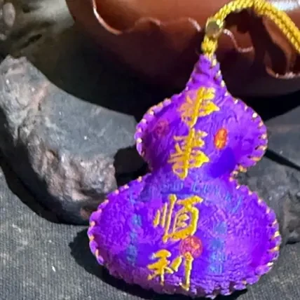 新款手缝葫芦香囊福禄香包端午祈福挂件