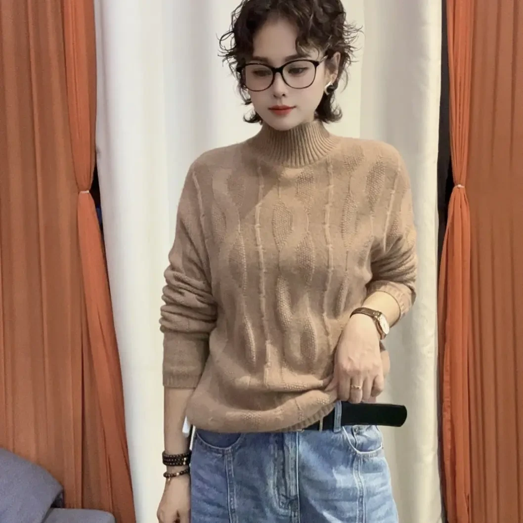 秋冬常规款套头休闲时尚羊绒衫