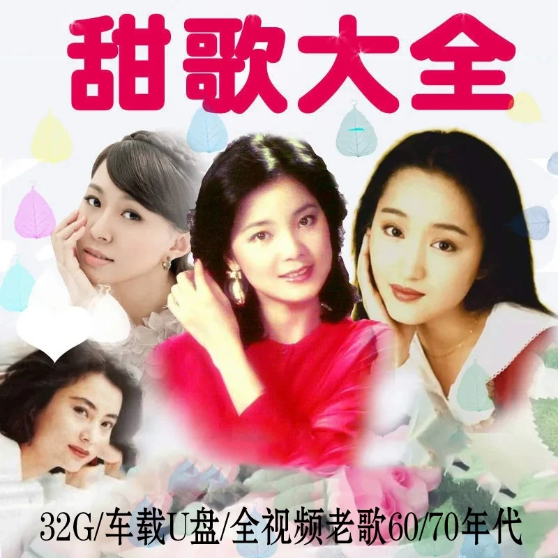 汽车载u盘全视频老歌MV高音质邓丽君杨钰莹卓依婷高胜美韩宝仪MP4