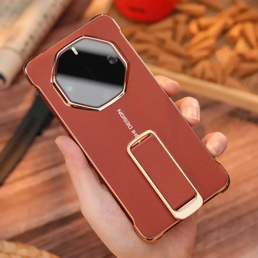 适用华为mate60rs非凡大师手机壳折叠屏保护套旋转支架防摔腕带外