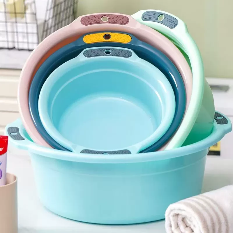 加厚塑料洗脸盆洗菜盆家用大号洗衣专用洗脚盆宝宝婴儿小盆子家用