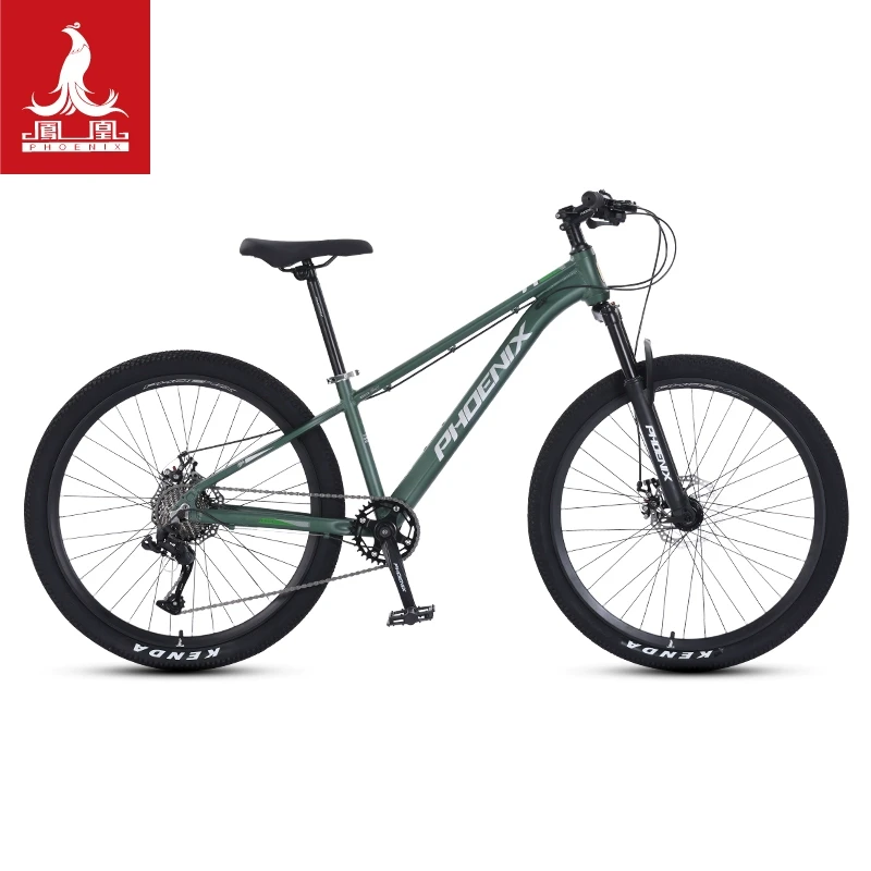 凤凰官方旗舰店山地自行车男女款青少年学生铝合金变速公路赛车