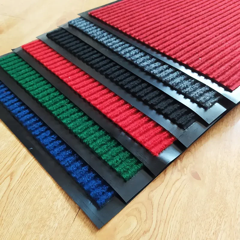 双条纹加厚加密压实吸油吸水防滑耐压耐磨家用商用门口地垫脚垫