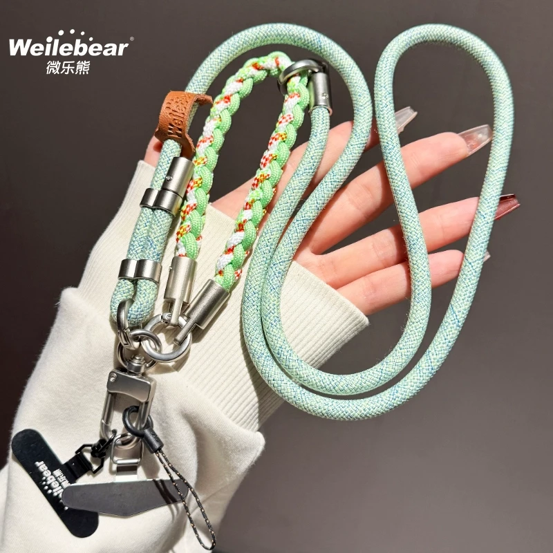 时尚多功能手机挂绳斜挎可调节肩带户外防丢电话带子挂脖手提挂链