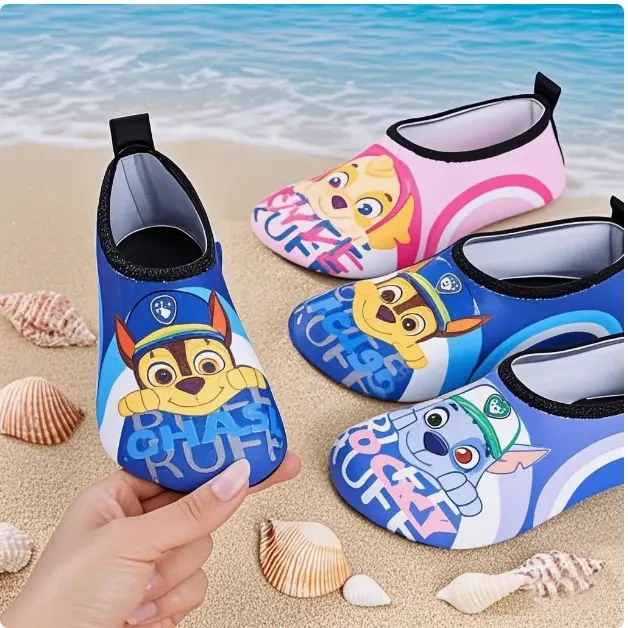 新款儿童沙滩鞋袜水上乐园速干游漂流鞋女防滑防割男溯溪软底鞋子