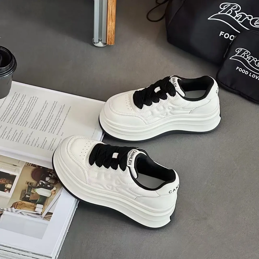 86-37时尚百搭厚底小白鞋ins韩版休闲