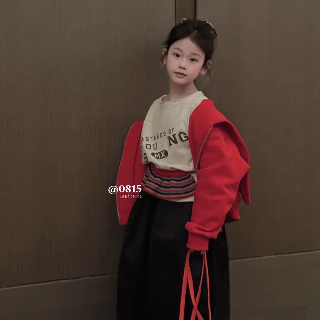 「喜見童品」新款洋气儿童韩版拉链卫衣外套