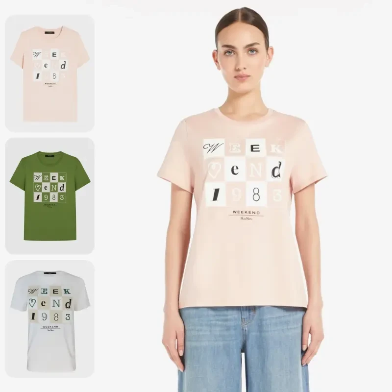 未使用 MaxMara 【国现 专柜价1300元】女士新款短袖T恤 Teiera 004