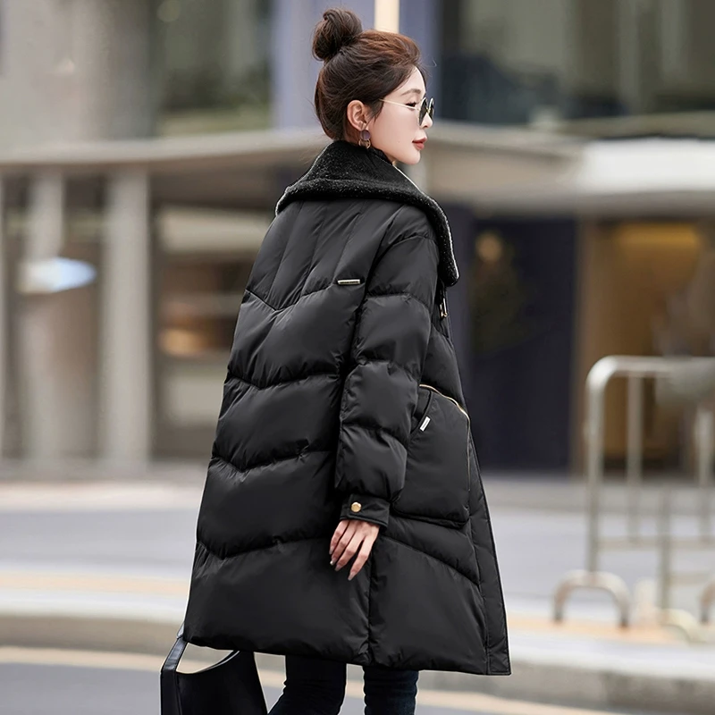 2025年新款女装九江平湖女士羽绒服冬2025新款中长款今年流行