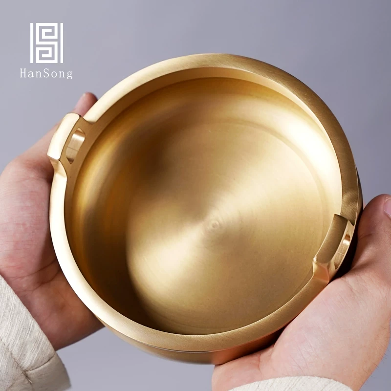 大号黄铜香炉佛前家用烧香炉室内线香供奉炉插香佛具用品特大上香