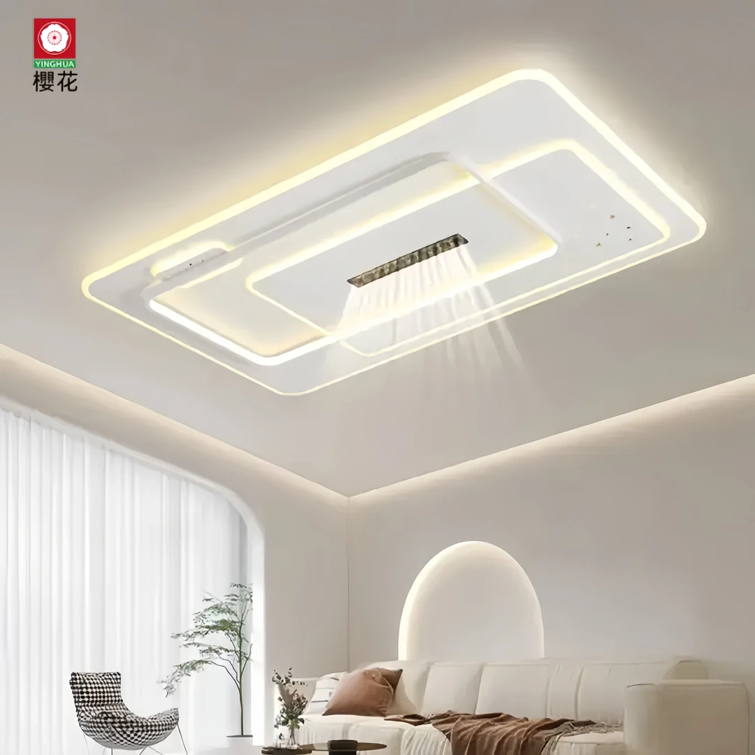 【櫻花照明】客厅灯现代简约卧室led全光谱护眼长方形家用餐厅灯