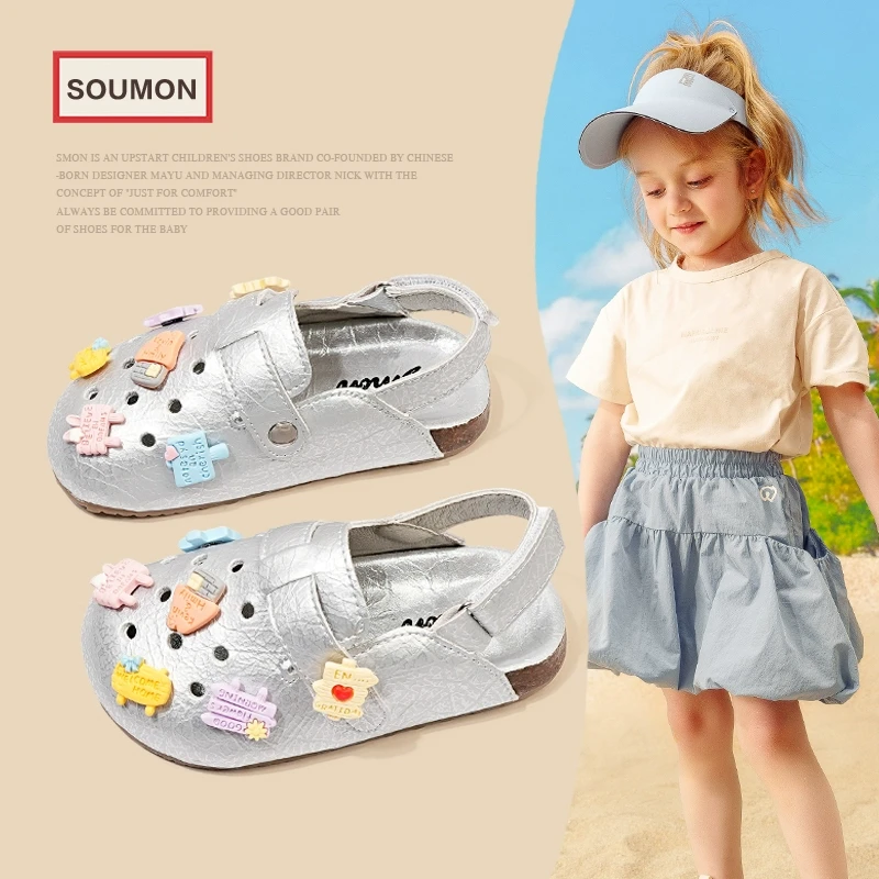 特价书萌儿童凉鞋2025夏季新款女童勃肯小女孩公主鞋沙滩鞋宝宝鞋