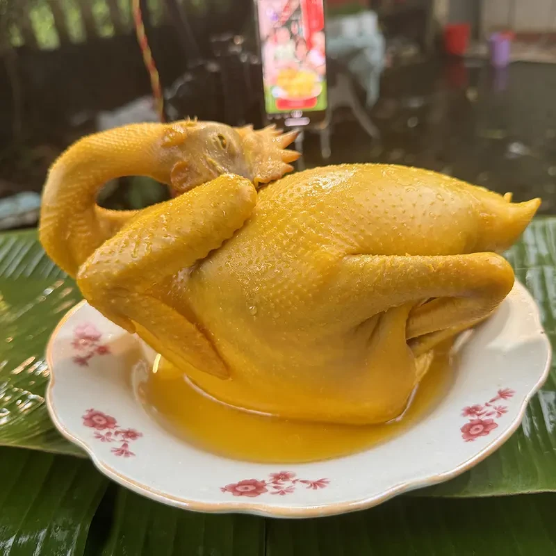 农家盐焗鸡脆皮熟食正餐夜宵鸡肉真空包装