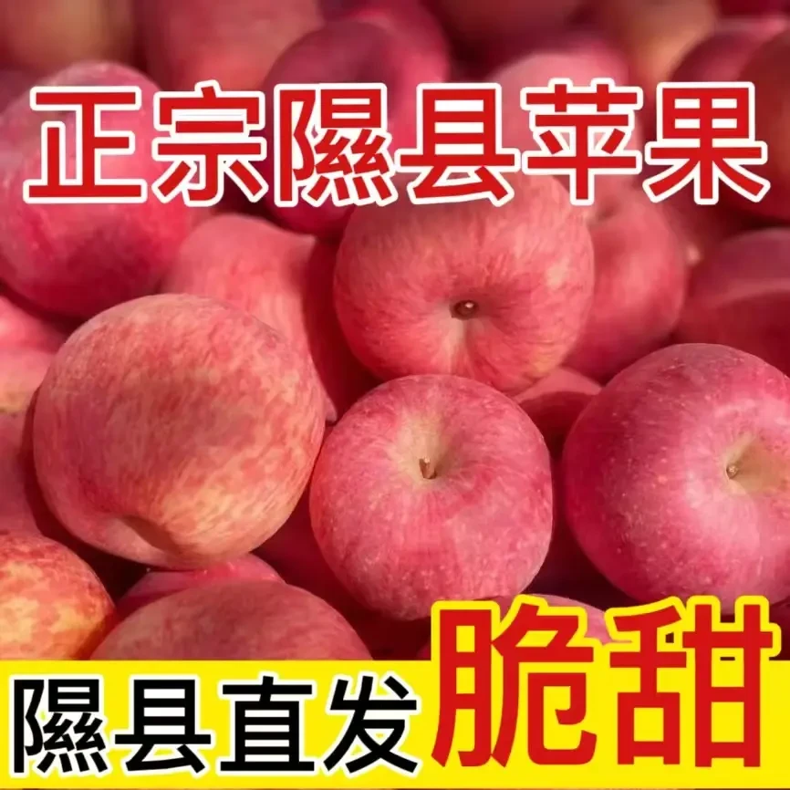正宗隰县红富士苹果新鲜当季脆甜多汁冰糖心水果