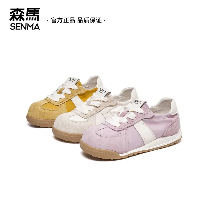 SENMA/森马女鞋春季百搭透气软底时尚潮流休闲阿甘运动百搭德训鞋