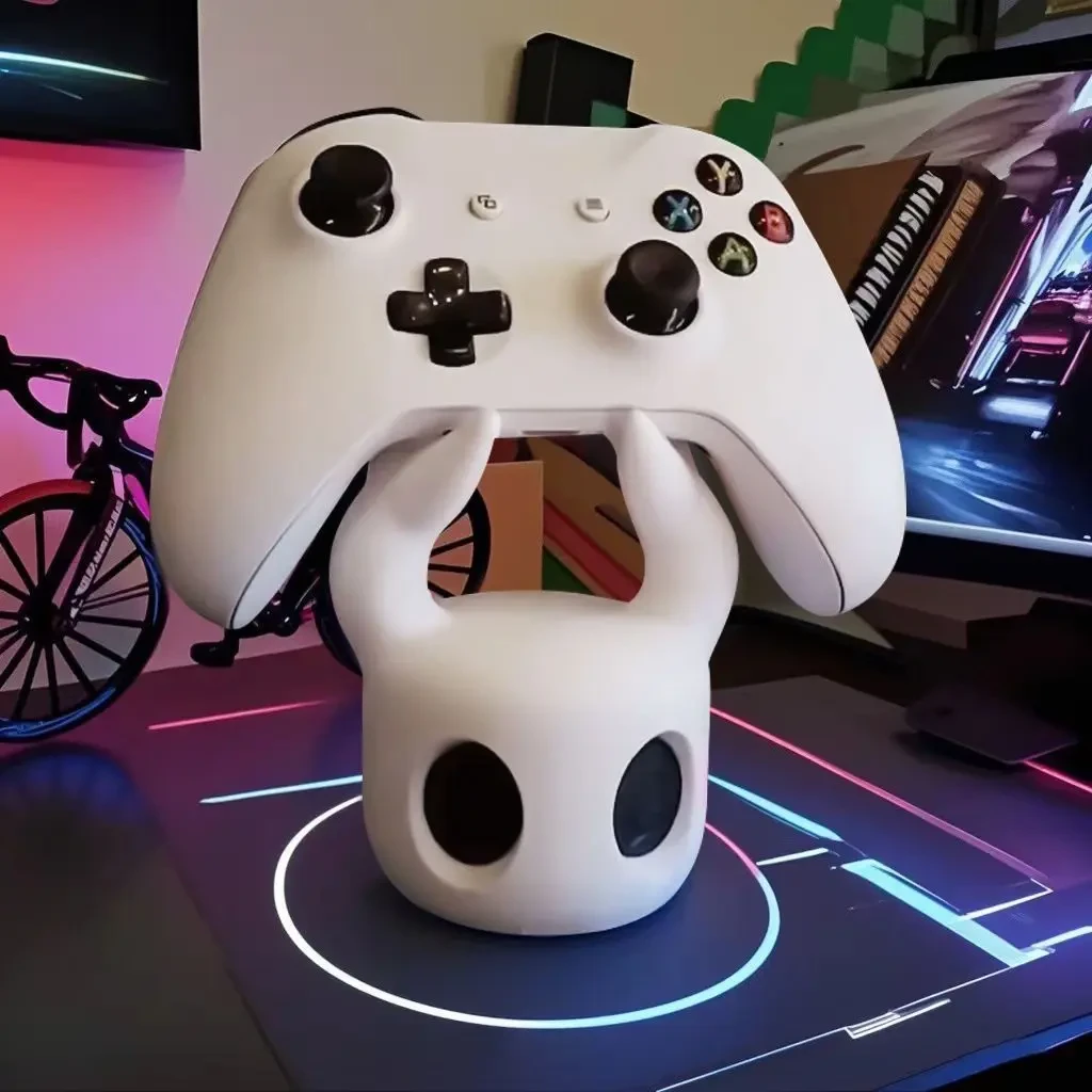 空洞骑士游戏手柄支架底座3D打印ps5xbox周边展示架桌面收纳摆件