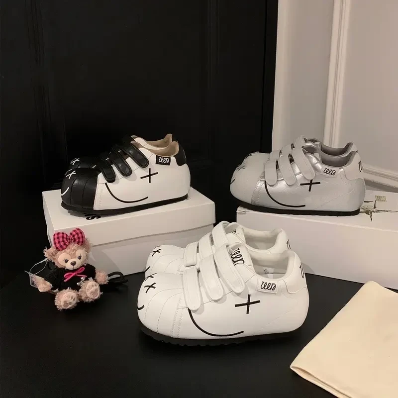 次元梦境Q版泡泡贝壳小板鞋6cm舒适百搭休闲鞋洋气时尚板面包