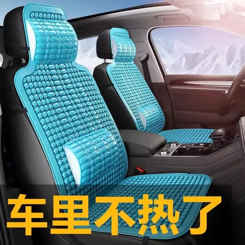 夏季塑料汽车坐垫凉垫通风座垫凉席透气货车车内座套主驾通用座椅