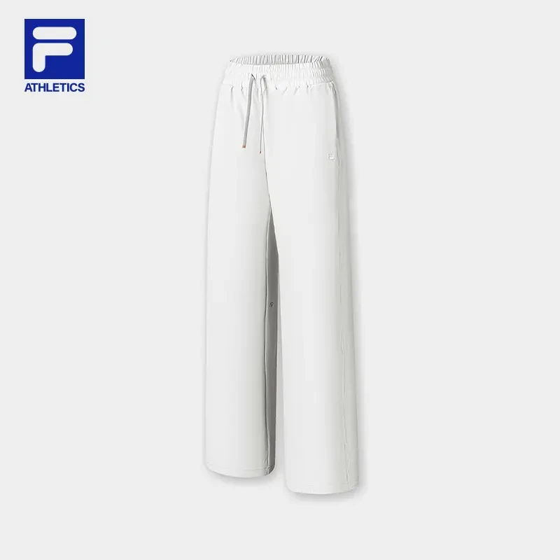 Fila/斐乐欧若风2025年新款女士户外休闲运动梭织长裤A11W521806F