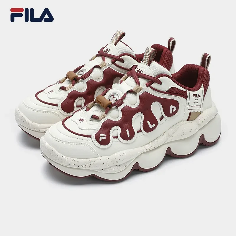 Fila/斐乐情侣款【情人节限定豌豆鞋】厚底百搭老爹鞋F12W/M512144F