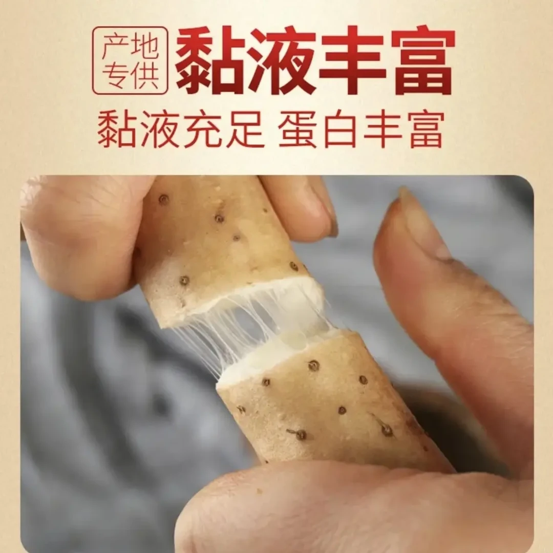 小白嘴麻山药新鲜现挖营养美味