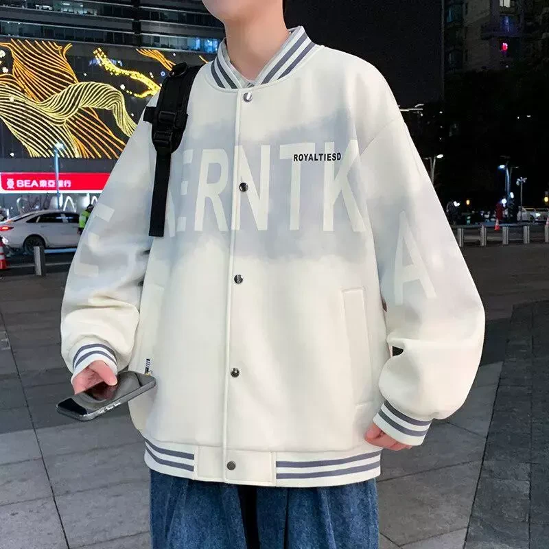 2025春秋新款青少年棒球服外套男生潮流大童初高中学生男装夹克