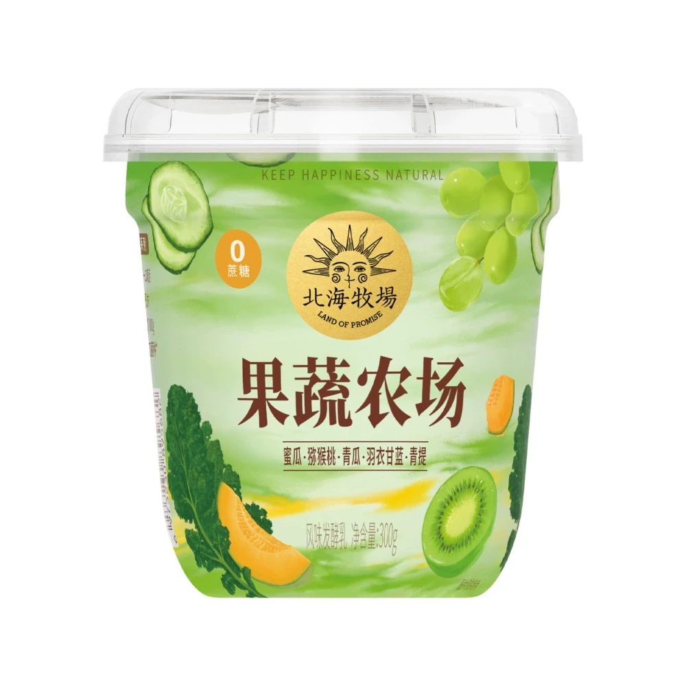 北海牧场 0蔗糖果蔬农场蜜瓜猕猴桃 300g