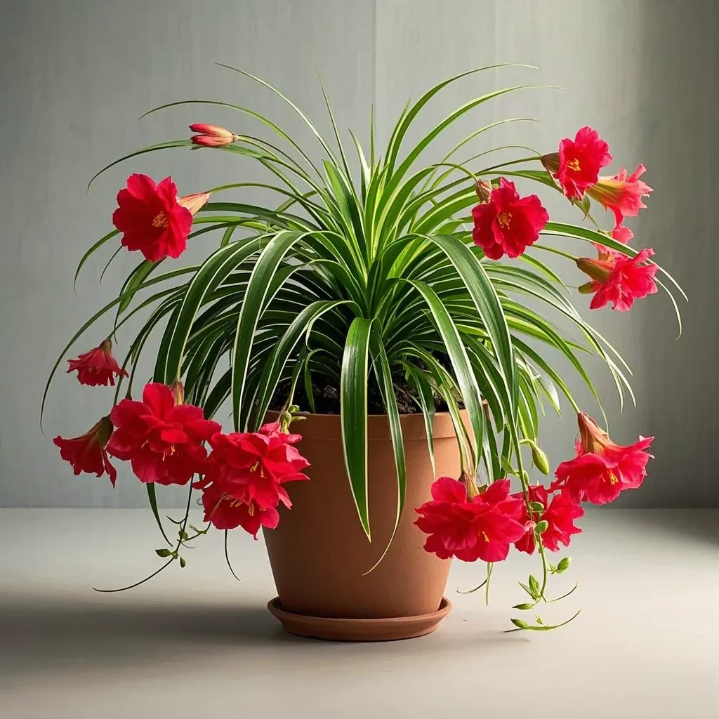 新品浓香型重瓣大花金边吊兰金心吊兰青叶盆栽办公室内绿植苗植物