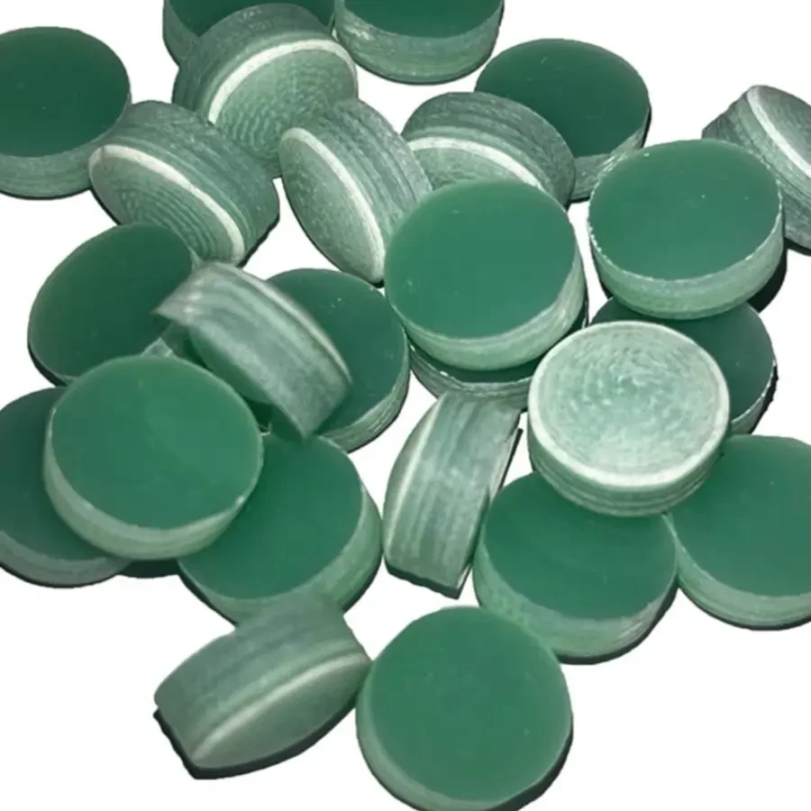 10颗装水晶冲杆皮头黑电木黄电木冲杆皮头14mm 6层厚度冲跳皮头