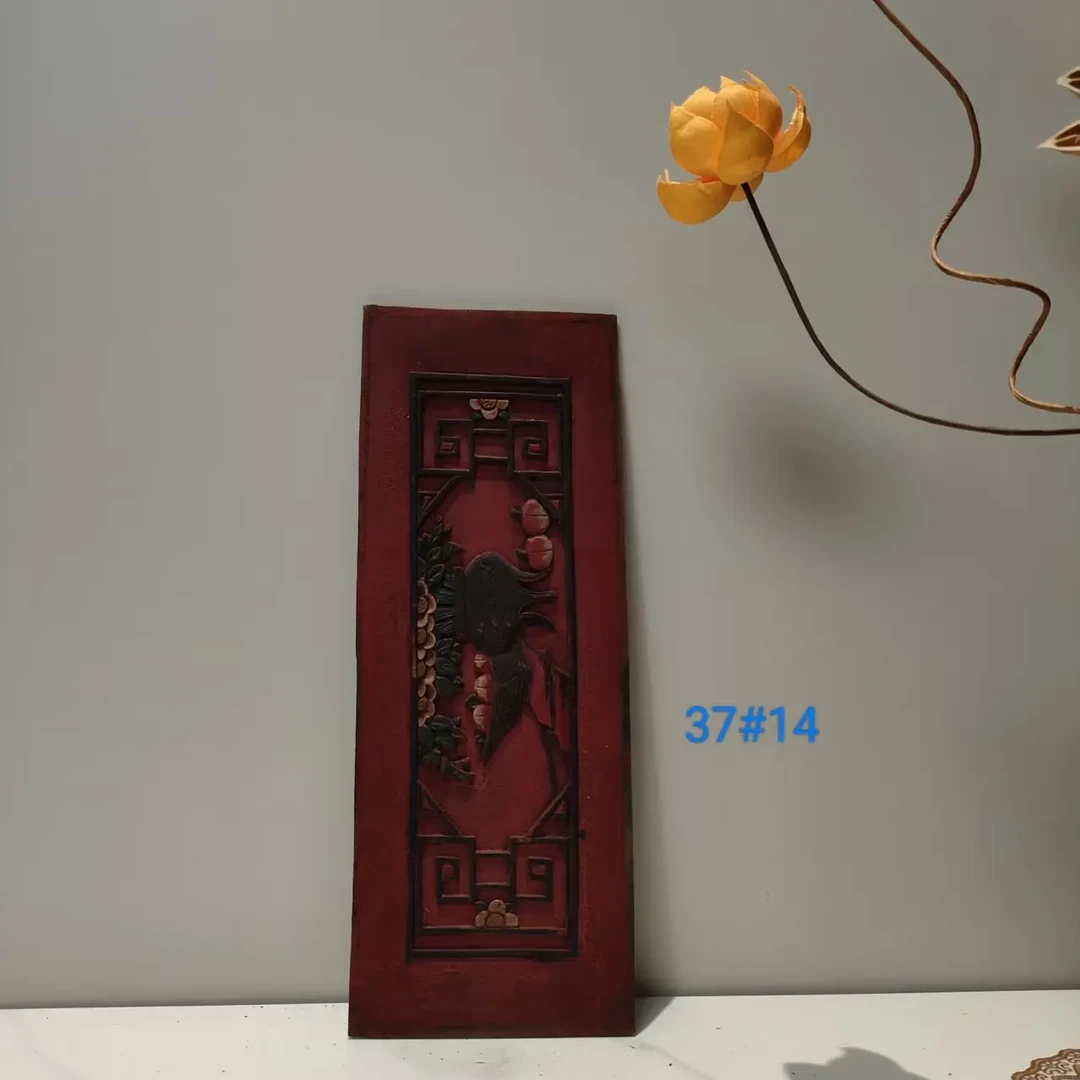 老物件老木雕花板古朴韵味十足的装饰佳品