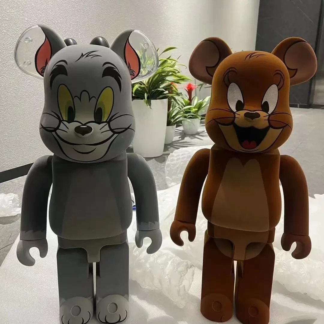 【山哥st】bearbrick积木熊 猫和老鼠 400%一对