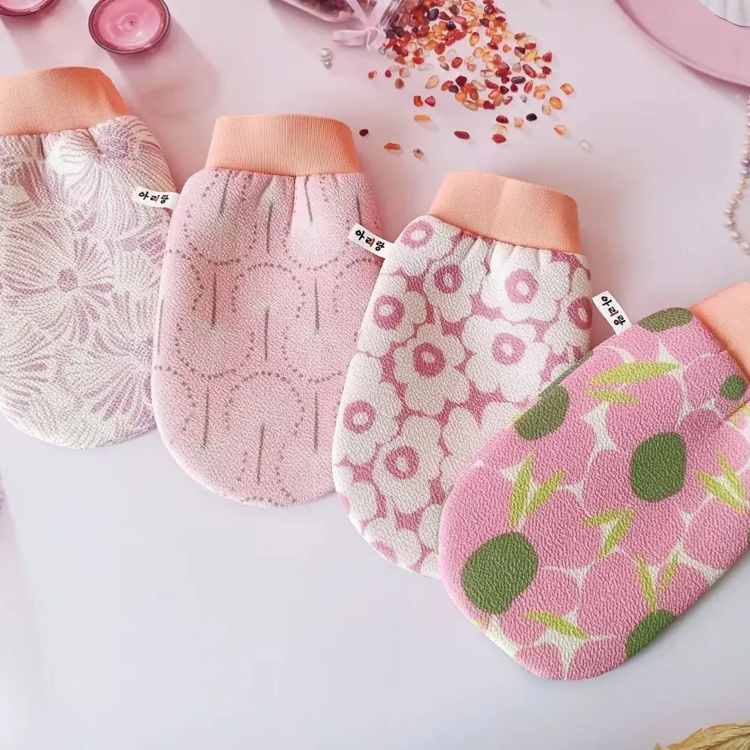 粗砂无痛强力搓泥男女通用双面手套式搓澡巾搓背神器