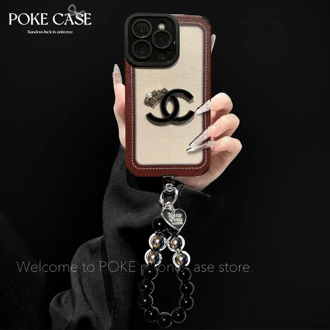 轻奢瞳眼十字纹复古织纹适用苹果16华为vivo小米oppo手链手机壳女