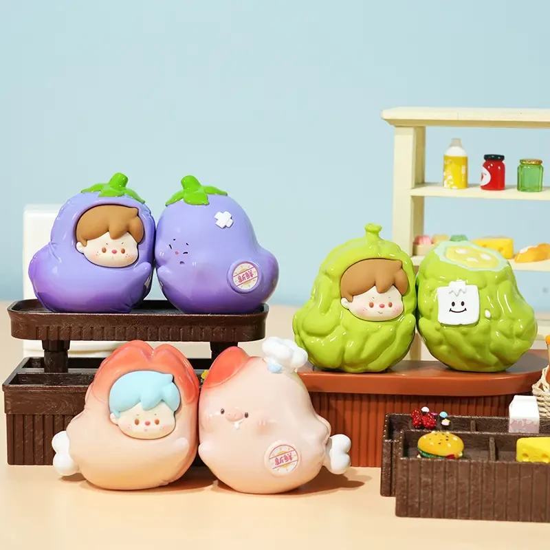 阿不生鲜手办磁吸潮玩摆件桌面可爱玩具礼物