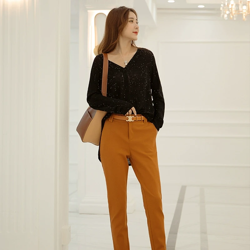 秋冬新款时尚休闲T恤上衣  乐1048A