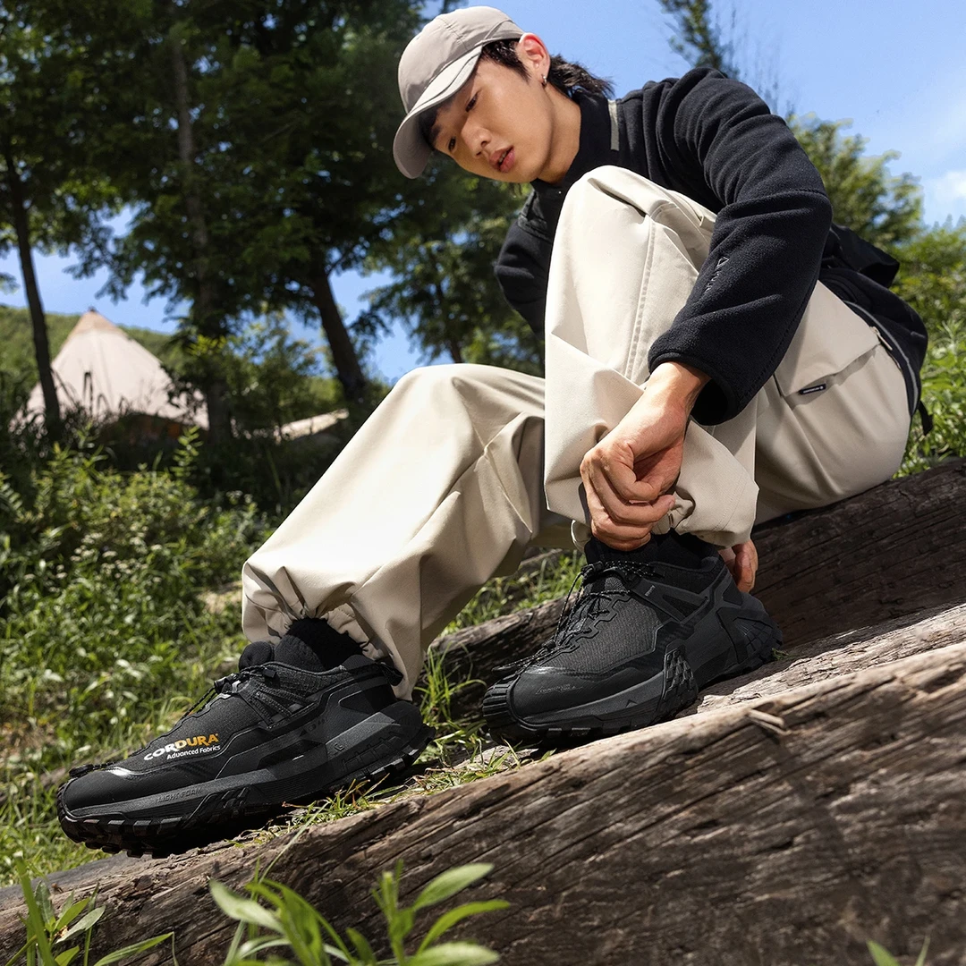 L【行川Pro】李宁支撑耐磨缓震男女高回弹beng丝户外徒步鞋AHTU017