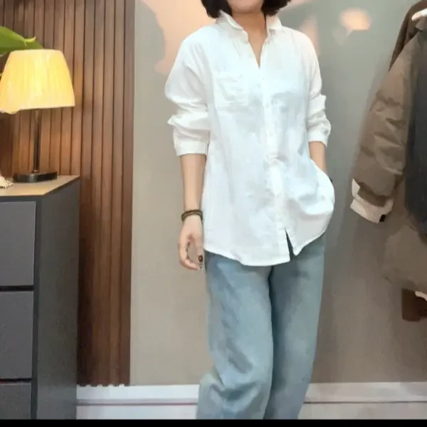 【燕子严选】简约百搭柔软亲肤衬衫5135