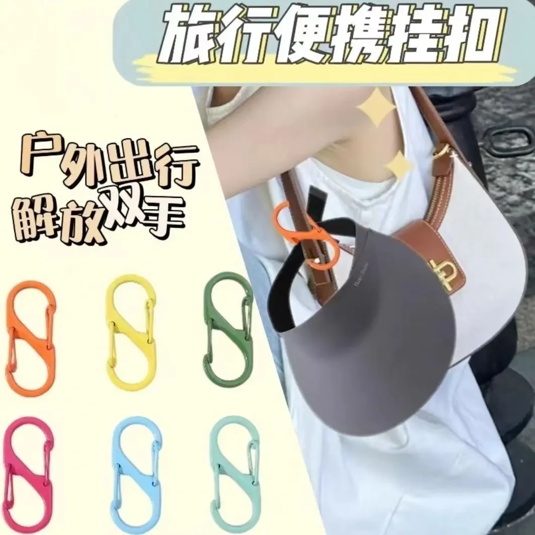 外出帽子夹好物收纳可挂背包鸭舌帽固定夹户外旅行便携挂包扣防掉