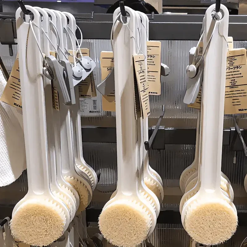 日本出口无印长柄良品洗澡刷搓澡神器沐浴刷软毛身体搓背刷洗浴