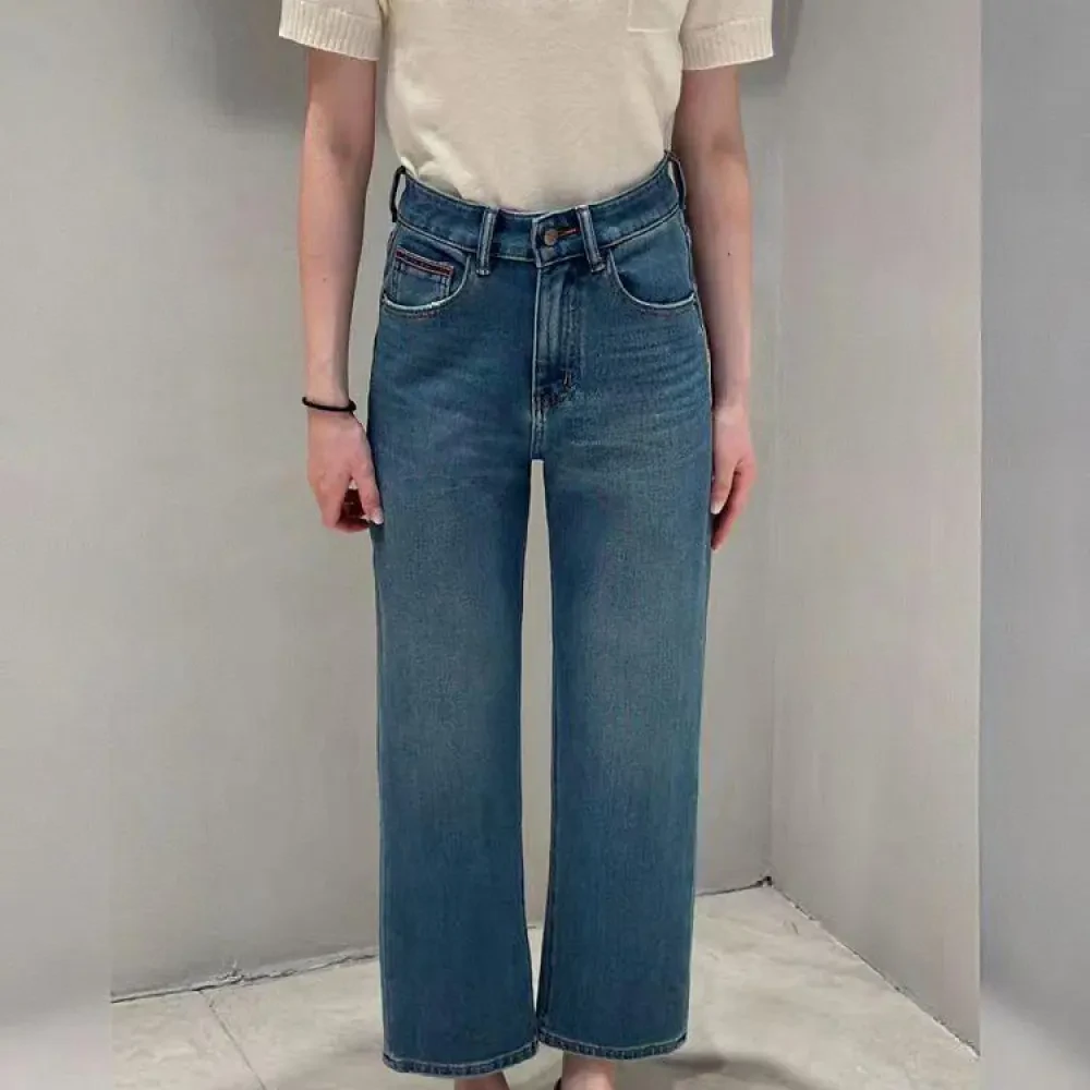 军哥【352】代83MWMA森调系列超爆九分裤王四面弹九分直筒牛仔裤~