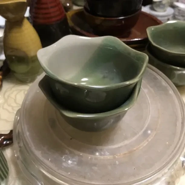 陶瓷癸口杯两友完好