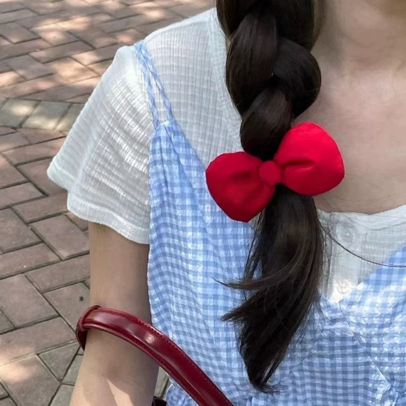 多巴胺元气单新款蝴蝶结抓夹夹马尾后脑勺高女士发夹鲨鱼公主