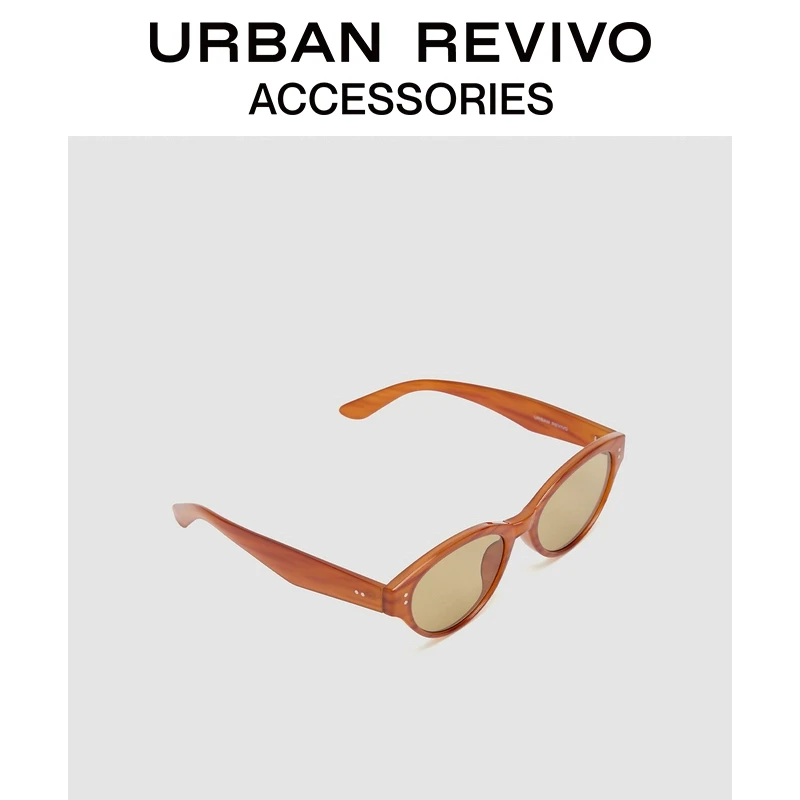 URBAN REVIVO2025春季新款女士复古时髦猫眼眼镜UAYA50042